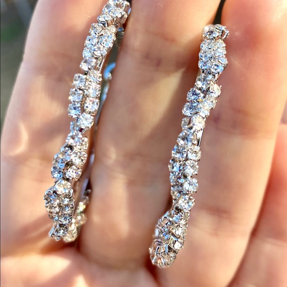 New Splendid 925 Stamped Silver Earrings - Picture 2 of 6